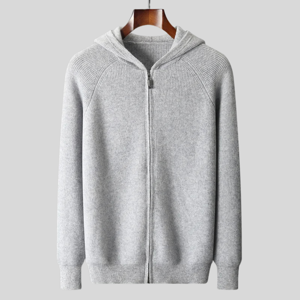 FitEase™ Fabian Wool Zip-Up