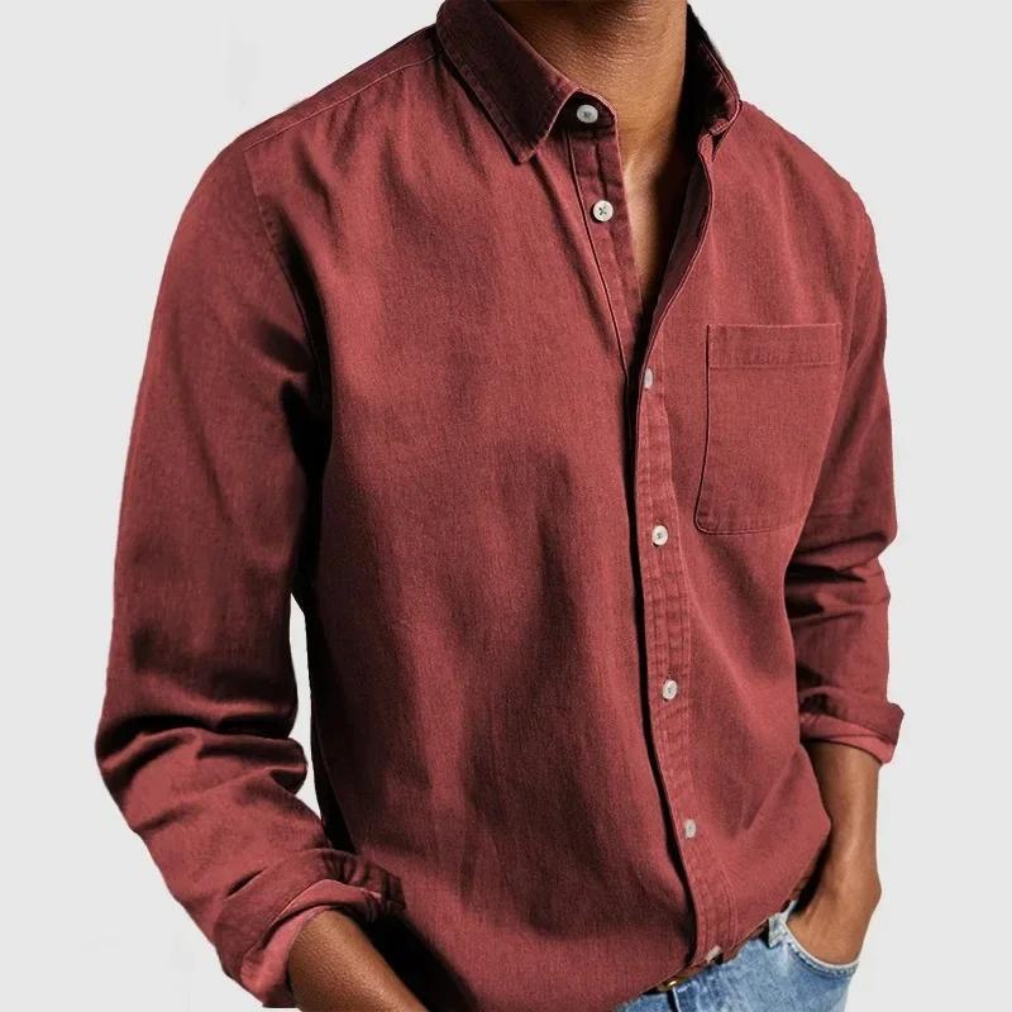 FitEase™ Noah Cotton Tailored Shirt