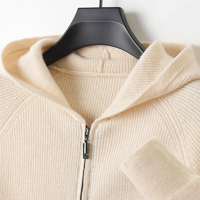 FitEase™ Fabian Wool Zip-Up