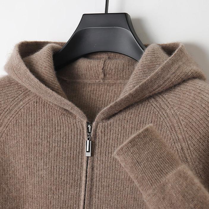 FitEase™ Fabian Wool Zip-Up