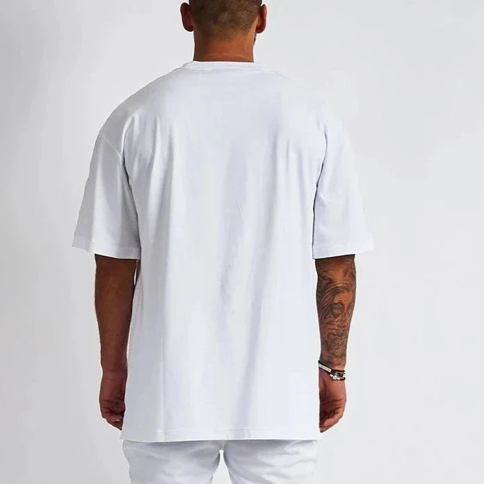 FitEase™ White Oversized Shirt