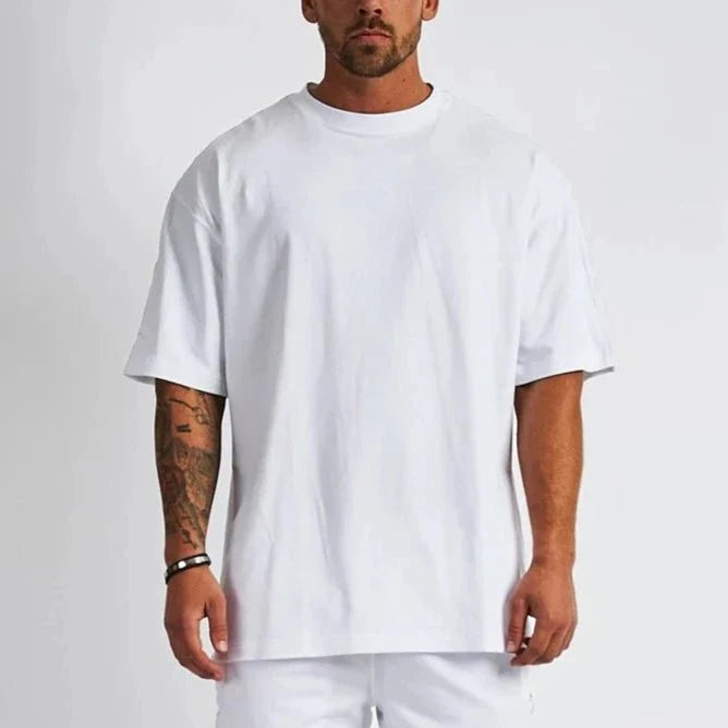 FitEase™ White Oversized Shirt